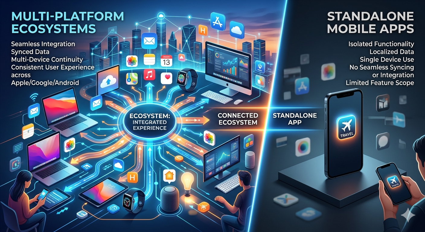Multi-Platform Ecosystems vs. Standalone Mobile Apps
