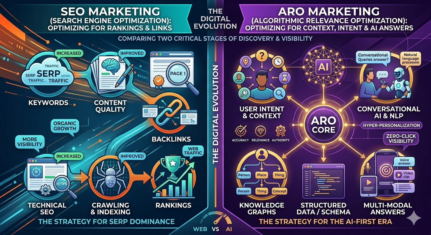 SEO VS ARO MARKETING